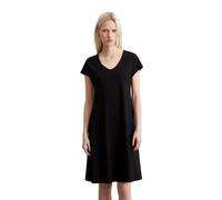 Marc O'Polo Damen Jerseykleid mit Stretch-Anteil Knielang, Schwarz (Black), XS