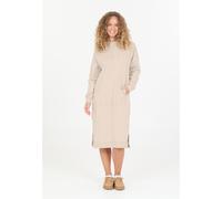 Jerseykleid NOU "Rala", Damen, Gr. 40, EURO-Größen, beige, 100% Baumwolle, unifarben, normal, ohne Ausschnitt, Kleider Jerseykleid, mit Kapuze und Kängurtasche (41285723-40) beige