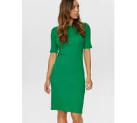 Jerseykleid NÜMPH "Nümph Dress NURILEY DRESS", Damen, Gr. XS, Normalgrößen, simply grün, Obermaterial: 92% Baumwolle, 8% Elasthan, Kleider Jerseykleid (13589715-XS) simply grün