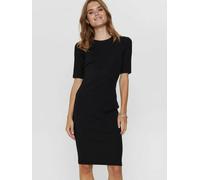 Jerseykleid NÜMPH "Nümph Dress NURILEY DRESS", Damen, Gr. XXL, Normalgrößen, caviar, Obermaterial: 92% Baumwolle, 8% Elasthan, Kleider Jerseykleid (85263922-XXL) caviar