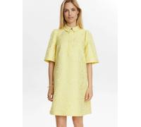 Jerseykleid NÜMPH "Nümph Dress NUVILSA", Damen, Gr. 40, gold (golden haze), Obermaterial: 98% Polyester, 2% Elasthan, Kleider Jerseykleid (15925650-40) golden haze