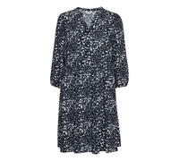 Jerseykleid OXMO "Jerseykleid OXElva", Damen, Gr. 38, N-Gr, blau (total eclipse mix), Obermaterial: 100% Viskose CV., Kleider Jerseykleid (94872603-38) total eclipse mix