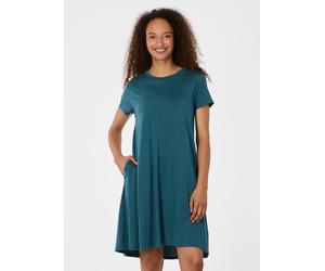 Jerseykleid RAGWEAR "CHICKIE", Damen, Gr. M, N-Gr, ocean grün, Jersey, Obermaterial: 50% Baumwolle, 50% Modal, unifarben, kniefrei, Rundhals, Kleider Jerseykleid, Fließende Baumwoll-Modal-Mischung mit