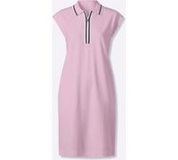 Jerseykleid HEINE "Jersey-Kleid", Damen, Gr. 44, Normalgrößen, rosé, Jersey, 70% Viskose, 27% Polyester, 3% Elasthan, gemustert, mehrfarbig, kurz, Kleider Jerseykleid (36774241-44) rosé