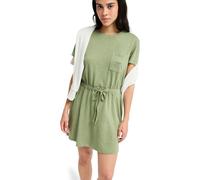 Jerseykleid ROXY "Sunny Expedition Solid", Damen, Gr. S, US-Größen, olivgrün, Obermaterial: 60% Baumwolle, 40% Polyester., Kleider Jerseykleid (46802002-S) olivgrün