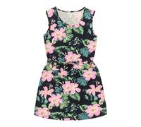 Jerseykleid ROXY "Surfs Up", Mädchen, Gr. 14(155-164cm), Normalgrößen, schwarz, 100% Baumwolle, Kleider Jerseykleid (17227920-14) schwarz