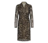 Jerseykleid SAINT TROPEZ "Jerseykleid MiggaSZ", Damen, Gr. M, N-Gr, schwarz (schwarz shifted strokes), Obermaterial: 95% Polyester PES. 5% Elasthan EL., Kleider Jerseykleid (51749158-M) schwarz shifte
