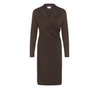Jerseykleid SAINT TROPEZ "Jerseykleid ViggaSZ", Damen, Gr. XS, N-Gr, beige (mulch), Obermaterial: 95% Viskose LENZING ECOVERO CV LenzEcov. 5% Elasthan EL., Kleider Jerseykleid (35019602-XS) mulch