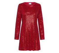 Jerseykleid SAINT TROPEZ "Jerseykleid XeniraSZ", Damen, Gr. S, N-Gr, rot (chinese rot), Obermaterial: 95% Polyester PES. 5% Elasthan EL., Kleider Jerseykleid (87016044-S) chinese rot