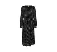 Jerseykleid SOYACONCEPT "Soya Concept Dress SC-ALDA AOP 54", Damen, Gr. M, Normalgrößen, 9999c schwarz combi, Obermaterial: 95% Polyester, 5% Elasthan, Kleider Jerseykleid (79533066-M) 9999c schwarz c