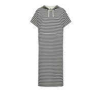 Jerseykleid SOYACONCEPT "Soya Concept Dress SC-BARNI 35", Damen, Gr. S, Normalgrößen, schwarz-weiß (6910c navy combi), Obermaterial: 48% Modal, 48% Polyester, 4% Elasthan, Kleider Jerseykleid (3799606