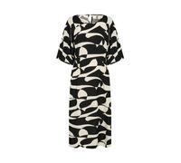 Jerseykleid SOYACONCEPT "Soya Concept Dress SC-CHANISE", Damen, Gr. S, Normalgrößen, schwarz-weiß (9999c schwarz combi), Obermaterial: 100% Viskose, Kleider Jerseykleid (97171562-S) 9999c schwarz comb