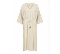 Jerseykleid SOYACONCEPT "Soya Concept Dress SC-FABRINA", Damen, Gr. S, Normalgrößen, beige (1661 sand), Obermaterial: 90% Viskose, 10% Polyamid, Kleider Jerseykleid (24103324-S) 1661 sand