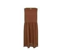 Jerseykleid SOYACONCEPT "Soya Concept Dress SC-LORAINE", Damen, Gr. XL, Normalgrößen, braun (8710 toffee), Obermaterial: 100% Baumwolle, Kleider Jerseykleid (67772447-XL) 8710 toffee