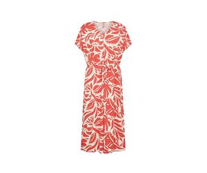 Jerseykleid SOYACONCEPT "Soya Concept Dress SC-MARICA", Damen, Gr. M, Normalgrößen, 4030c bittersweet combi, Obermaterial: 93% Lyocell, 7% Elasthan, Kleider Jerseykleid (61926233-M) 4030c bittersweet