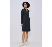 Jerseykleid STREET ONE, Damen, Gr. 36, EURO-Größen, shadowed navy, Jersey, 63% Polyester, 34% Viskose, 3% Elasthan, Kleider Jerseykleid (96203854-36) shadowed navy