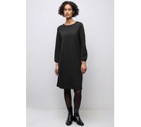 Street One Damen Jersey-Kleid 1409099 Unifarbe Schwarz Größe 38