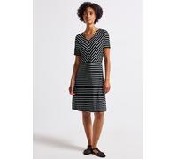 Street One Damen Gestreiftes Jersey-Kleid