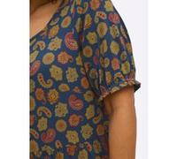 Sheego Jerseykleid mit Paisleymuster 48 tiefblau-ozean-bedruckt