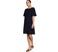 Jerseykleid ZERO "Damen kurzarm", Damen, Gr. 38, Normalgrößen, deep sky, Jersey, Obermaterial: 3% Elasthan, 97% Polyester, kurz, V-Ausschnitt, Kleider Jerseykleid, Material. (43939121-38) deep sky