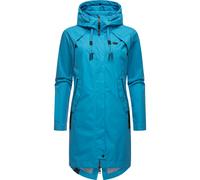 Ragwear Langer wasserdichter Oversized Damen Übergangsmantel Parka mit Kapuze Rejany YOUMODO Sky Blue Gr. S