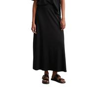 Marc O'Polo Damen Midirock mit Stretch-Anteil A-Linie, Schwarz (Black), XS