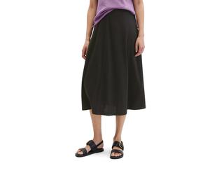 Jerseyrock MARC O'POLO "aus fließendem Soft-Touch-Jersey", Damen, Gr. XL, schwarz, Obermaterial: 68% Viskose, 32% Polyester, unifarben, ausgestellt wadenlang, Röcke (86676665-XL) schwarz