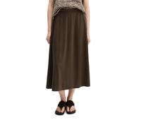 Jerseyrock MARC O'POLO "aus fließendem Soft-Touch-Jersey", Damen, Gr. XS, braun (burnt coffee), Obermaterial: 68% Viskose, 32% Polyester, unifarben, ausgestellt wadenlang, Röcke (28633401-XS) burnt co