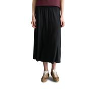 Jerseyrock MARC O'POLO DENIM "aus LENZING™ ECOVERO™", Damen, Gr. XL, schwarz, Obermaterial: 93% Viskose, 7% Elasthan, unifarben, ausgestellt wadenlang, Röcke (99063836-XL) schwarz