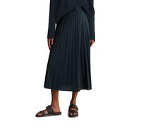 Jerseyrock MARC O'POLO "mit TENCEL™ Lyocell", Damen, Gr. M, blau (schwarz navy), Obermaterial: 72% Lyocell, 28% Polyester, unifarben, normal wadenlang, Röcke (45137227-M) schwarz navy