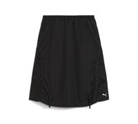 Puma DARE TO Gewebter Midirock Damen | Mit Plain | Black | Größe: L Black