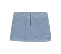 Jerseyrock PUMA "FUTURE.PUMA.ARCHIVE Washed Twill Rock Damen", Damen, Gr. XS, blau (cool blau), Obermaterial: 100% Baumwolle, Röcke (61963216-XS) cool blau