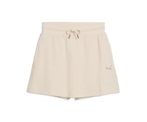 Jerseyrock PUMA "PUMA Class High-Waist Skort Damen", Damen, Gr. S, alpine snow weiß, Obermaterial: 40% Polyester, 60% Baumwolle. Unterer Bund: 58% Baumwolle, 3% Elasthan, 39% Polyester. Seitentasche -