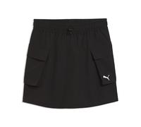 Jerseyrock PUMA "Wardrobe Essentials Cargorock Damen", Damen, Gr. L, schwarz, Obermaterial: 100% Nylon, Röcke (95872657-L) schwarz