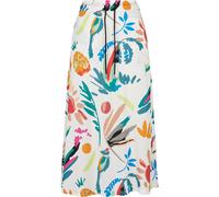 Jerseyrock URBAN CLASSICS "Urban Classics Damen Ladies Viscose Midi Skirt", Damen, Gr. M, sandweißfruity, 100% Viskose, loose fit, Röcke (12422326-M) sandweißfruity