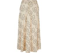Jerseyrock URBAN CLASSICS "Urban Classics Damen Ladies Viscose Midi Skirt", Damen, Gr. M, softseagrassflower, 100% Viskose, loose fit, Röcke (93028437-M) softseagrassflower