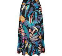 Jerseyrock URBAN CLASSICS "Urban Classics Damen Ladies Viscose Midi Skirt", Damen, Gr. XS, schwarzfruity, 100% Viskose, loose fit, Röcke (67569525-XS) schwarzfruity