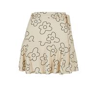 Jerseyrock URBAN CLASSICS "Urban Classics Damen Ladies Viscose Mini Skort", Damen, Gr. 3XL, beige (softseagrassflower), 100% Viskose, relaxed fit, Röcke (16843962-XXXL) softseagrassflower