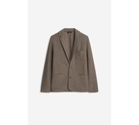Jerseysakko CINQUE "CILENTINI", Herren, Gr. L, braun, Jersey, Obermaterial: 100% Baumwolle, unifarben, slim fit hüftlang, tiefer V-Ausschnitt, abgesteppte Kante, Sakkos, reine Baumwolle, Slim Fit, 2-K