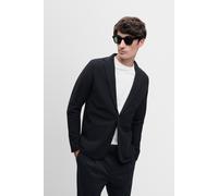 Jerseysakko CINQUE "CILENTINI", Herren, Gr. XXL, schwarz (dunkelblau), Jersey, Obermaterial: 100% Baumwolle, unifarben, slim fit hüftlang, tiefer V-Ausschnitt, abgesteppte Kante, Sakkos, reine Baumwol