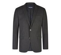 Jerseysakko HECHTER PARIS "HECHTER PARIS FM Sakko", Herren, Gr. 27, grau (anthrazit), Obermaterial: 54% Polyester PES. 41% Wolle WO. 5% Elasthan EL., regular fit, Sakkos, mit 2 Patten- und 1 Brusttasc
