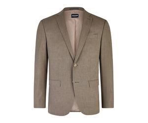Jerseysakko HECHTER PARIS "HECHTER PARIS FM Sakko", Herren, Gr. 28, beige, Obermaterial: 54% Polyester PES. 41% Wolle WO. 5% Elasthan EL., regular fit, Sakkos, mit 2 Patten- und 1 Brusttasche (4159582