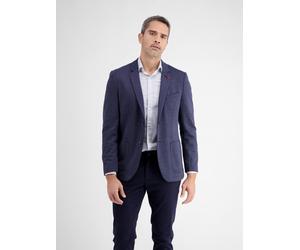 Jerseysakko LERROS "Jersey Sakko", Herren, Gr. 46, blau (navy), 75% Polyester, 22% Viskose, 3% Elasthan, Sakkos (19783040-46) navy