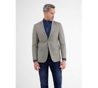 Jerseysakko LERROS "Jersey Sakko mit Hahnentrittmuster", Herren, Gr. 52, beige (gentle olive), 96% Polyester, 4% Elasthan, Sakkos (40967735-52) gentle olive