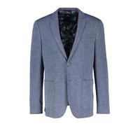 Jerseysakko LERROS "Jerseyblazer in großen Kurzgrößen", Herren, Gr. 32, blau (classic navy), 77% Polyester, 23% Viskose, Sakkos (57445255-32) classic navy