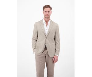 Jerseysakko LERROS "Jerseyblazer in Strickoptik", Herren, Gr. 26, kitt, 82% Polyester, 11% Viskose, 7% Elasthan, Sakkos (36467565-26) kitt