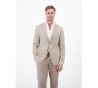 Jerseysakko LERROS "Jerseyblazer in Strickoptik", Herren, Gr. 28, kitt, 82% Polyester, 11% Viskose, 7% Elasthan, Sakkos (36467565-28) kitt
