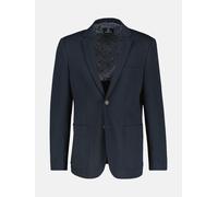 Jerseysakko LERROS "Jerseyblazer mit Strickoptik / in Kurzgröße bis 6XL", Herren, Gr. 62, blau (classic navy), 82% Polyester, 13% Viskose, 5% Elasthan, Sakkos (34751719-62) classic navy