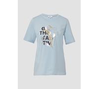 Jerseyshirt aus Baumwolle mit Stickerei 36 blau 2164143.50E1.36