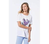 Jerseyshirt aus Druck weiß 24